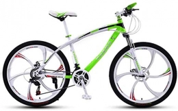 DALUXE Mountain Bike DALUXE Mountain Bike, Adulti 24 velocit velocit di 6 Pollici 24 / 26 Taglio Uomini E Donne (Verde e Bianco) in Acciaio Te.