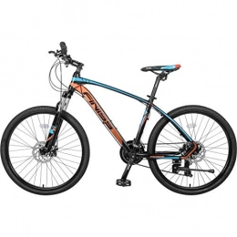 DAUERHAFT Mountain Bike DAUERHAFT Resistente Mountain Bike Blu e Arancione con Forcella Ammortizzata