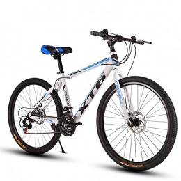 Domrx Bici Domrx Bicyclee Adult Male And Female Students Youth Racing Freni a Doppio Disco off Roadg Shifting Bicycle-White Blue_27 Speed_China