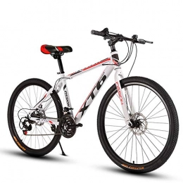 Domrx Bici Domrx Bicyclee Adult Male And Female Students Youth Racing Freni a Doppio Disco off Roadg Shifting Bicycle-White Red_27 Speed_China