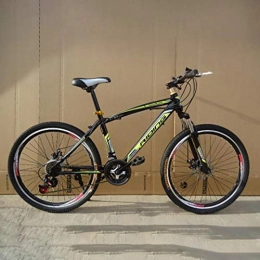 Domrx Bici Domrx Mountain Bike Materiale in Acciaio ad Alto tenore di Carbonio di Alta qualità 21 / 24 velocità Forcella da 26 Pollici Equipmen ciclismo-24 velocità Giallo