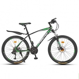 CJF Bici Double Disc per Adulti da 24 Pollici Mountain Bike Freno con Posizionamento Spostamento A Catena per La Corsa (21 velocità), C