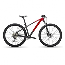 DXDHUB Bici DXDHUB Mountain Bike, 10 velocità, ruote da 27, 5 pollici, ammortizzatore anteriore bloccabile, freni a disco idraulici, adatto per pendolarismo fuoristrada. (colore: rosso, taglia : XS)