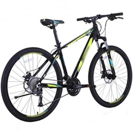 DXIUMZHP Bici DXIUMZHP Hardtail Mountain Bike Leggera in Lega di Alluminio, Bicicletta da Strada A 27 velocità, Ammortizzazione MTB con Ruote da 27, 5 Pollici, Moto Sportiva (Color : Green, Size : 15.5 Inches)