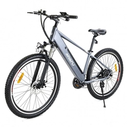 Kara-Tech Mountain Bike E Bike - Mountain bike da 27, 5 pollici, display LCD, sospensioni in alluminio, freni a disco, batteria da 10 Ah