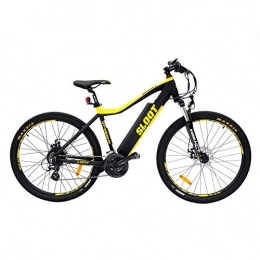 SLOOT Bici E-HT1001 - Bicicletta elettrica E-MTB Hardtail 27, 5", colore: Nero / Giallo