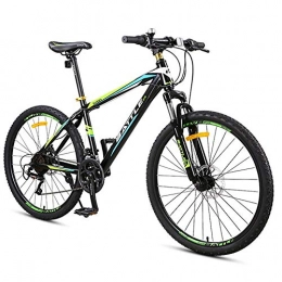  Bici Elegante 24 velocità Unisex da Mountain Bike 26"Ruota Leggera Telaio in Acciaio al Carbonio Freno a Disco, C