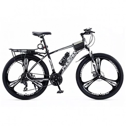 FBDGNG Bici FBDGNG - Mountain bike con sospensione anteriore da 27, 5 cm, per adulti, uomo, donna, 24 velocità, con doppio freno a disco (dimensioni: 24 velocità, colore: nero)