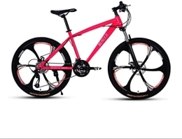FDSAD  FDSAD Mountain Bike da adulto da 24 pollici, bicicletta da spiaggia in motoslitta a doppio disco, ruote in lega di alluminio, per uomo donna, per uso generico, viola, 27 velocità
