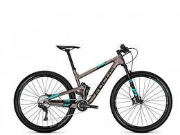 Focus O1E SL 29 Fully Mountain Bike Bicicletta titanio opaco/aquablue 2018, 42
