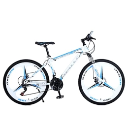 Mountain Bike Bici Freno a disco meccanico per bicicletta a tre ruote in acciaio ad alto tenore di carbonio (nero rosso; nero verde; nero blu; bianco blu 24 / 26 pollici 21 / 24 / 27 velocità 170 * 100 * 80-100 cm) biciclet
