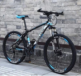 GQQ Mountain Bike da 26 'Per Adulti, Telaio a Sospensione Completa in Alluminio Leggero per Bicicletta a Velocit Variabile, Forcelle Ammortizzate, Freno a Disco Rigido, B, 27 Velocit,B,27 Velocit