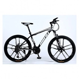 GUHUIHE Bicicletta in Montagna da 21 velocità, 24" (Color : Black, Size : 24 inch)