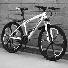 GXQZCL-1 Bici GXQZCL-1 Bicicletta Mountainbike, 26" Mountain Bike, Acciaio al Carbonio Telaio Biciclette Montagna, Doppio Disco Freno e Sospensione Anteriore MTB Bike (Color : D, Size : 21-Speed)