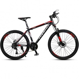 GXQZCL-1 Bici GXQZCL-1 Bicicletta Mountainbike, 26" Mountain Bike, in Lega di Alluminio Leggero della Bici della Struttura, Doppio Freno a Disco e bloccato Sospensione Anteriore, 27 velocit MTB Bike (Color : Red)