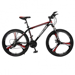 GXQZCL-1 Bici GXQZCL-1 Bicicletta Mountainbike, Mountain Bike, Telaio in Lega di Alluminio, 26inch della Rotella di Magnetico, Doppio Freno a Disco Anteriore e sospensioni MTB Bike (Color : Red, Size : 30 Speed)