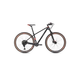 HESND Bici HESND ZXC Biciclette per Adulti 24 Velocità MTB In Fibra di Carbonio Mountain Bike con 2 * 12 Shifting 27.5 / 29 Pollici Off-Road Bike (colore: Nero, Taglia: S)
