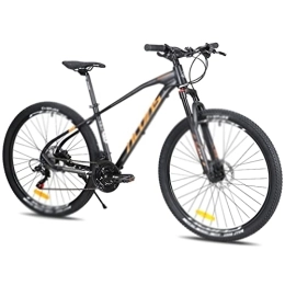 HESND Bici HESND zxc Biciclette per adulti Mountain Bike M315 in lega di alluminio a velocità variabile auto freno a disco idraulico 24 velocità 27, 5x17" Fuoristrada (colore: nero, arancione, taglia: 24_27.5X17)