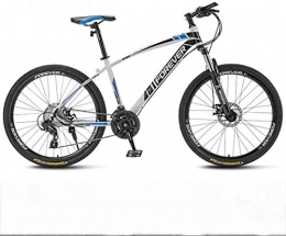 HongLianRiven Mountain Bike HongLianRiven Freni BMX 27.5 Pollici Ruote da Mountain Bike Daul Disc 21 / 24 / 27 / 30 velocit Mens Biciclette Sospensione Anteriore MTB 6-24 (Color : Blue, Size : 21)