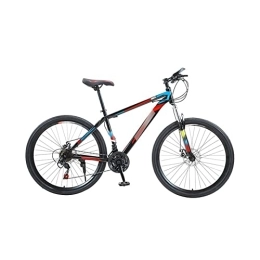 IEASE Mountain Bike IEASEzxc Bicycle 21-speed Adult Student Riding Light Scooter Shock-absorbing Double Disc Brake Mountain Bike (Color : Rouge)