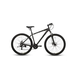 IEASE Mountain Bike IEASEzxc Bicycle Mountain bike men's women's adult student bicycle aluminum double disc brake road 21 speed belt suspension front fork (Color : A29143 BLACK)