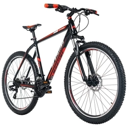 KS Cycling Mountain Bike KS Cycling, Mountain bike Hardtail 27, 5'' Morzine nero rosso Unisex adulto, 27, 5 Zoll, 48 cm