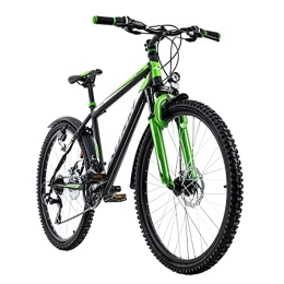 KS Cycling Bici KS Cycling, MTB Hardtail ATB 26'' Xtinct nero / verde RH 50 cm Unisex-Adulti, 26 Zoll