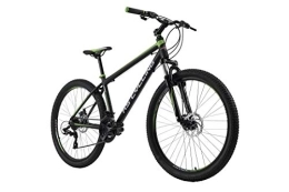 KS Cycling Bici KS Cycling Unisex – Mountain Bike Hardtail 27, 5" Xceed Nero / Verde RH 46 cm 27, 5