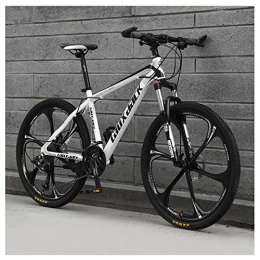 KXDLR Bici KXDLR 26" MTB Sospensione Anteriore 30 velocità con Mountain Bike con Freni A Doppio Oil, Bianca