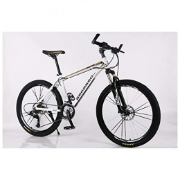 KXDLR Bici KXDLR Moutain Bike della Bicicletta 27 / 30 Costi MTB 26 Pollici Ruote Forcella della Bici con Freni A Doppio Oil, d'oro, 30 Speed