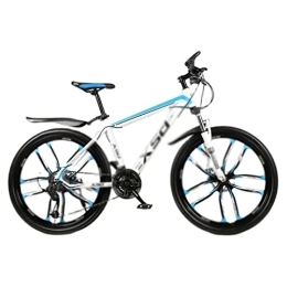 LANAZU Bici LANAZU Mountain Bike, bici sportiva a velocità variabile da 26 pollici a dieci pale, adatta per adulti, studenti