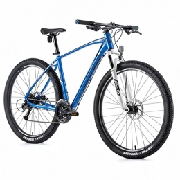 Leader Fox Mountain Bike Leader Fox Velo musculaire vtt 29 esent 2021 Bleu 7v Cadre 22 pouces (Taille Adulte 190 à 198 cm)