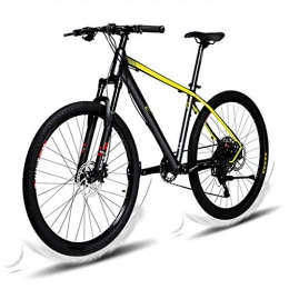 LIN Bici Lega di Alluminio Ultra-Light Mountain Bike, 24 velocit Studente Esterna for Adulti della Bicicletta off-Road Adolescente in Mountain Bike (Color : Green Yellow)