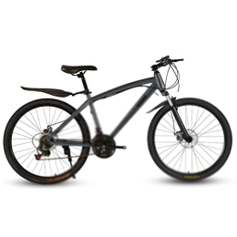 LIANAI Bici LIANAI Zxc Bikes - Ruota a raggi doppio freno a disco per bicicletta da montagna da 24 / 26 pollici, per studenti e adulti, assorbimento degli urti, colore: nero definitivo, dimensioni: 21 velocità