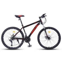 LILIS Mountain Bike Bici MTB Mountain Bike for Adulti della Strada della Bicicletta degli Uomini di 24 velocità 26 Ruote delle Donne a inch (Color : Red)