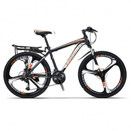 LOISK Bici LOISK Mountain Bike da Strada 27, 5 Pollici, MTB per Adulti, Bicicletta Hardtail con Sedile Regolabile, Ruota a Raggi, 21-Stage Shift, K Wheel Orange