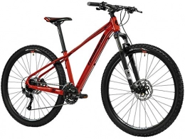 LOMBARDO BICI Mountain Bike LOMBARDO BICI SESTRIERE 350 Ruota 29 Shimano Altus 24V SUNTOUR XCM HLO Gamma 2021 (Red Black Glossy, 45 CM)