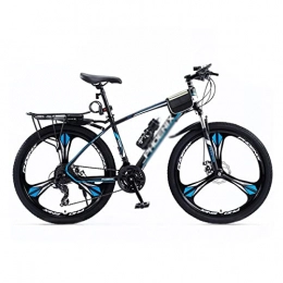 LZZB Bici LZZB Mountain Bike con 27.5" Ruote per Uomo, Donna, Adulto e Adolescente, Telaio in Acciaio al Carbonio con Freni a Disco Anteriori e posteriori / blu / 24 velocità