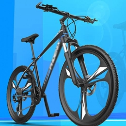 LZZB Bici LZZB Ruote da 26 Pollici per Mountain Bike da Uomo, Telaio in Alluminio, Cambio Fluido, Ammortizzatore bloccabile - Blu (Dimensioni: 27 velocità, Colore: Blu) / blu / 27 velocità