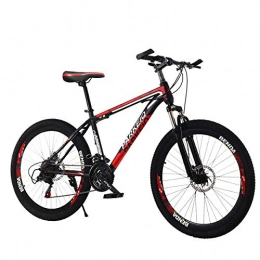 Mdsfe Mountain Bike Pieghevole da 26 Pollici 21 velocità Bicicletta Premium in Acciaio al Carbonio a Raggi/Freni a Doppio Disco Mountain Bike Antiurto per Adulti - Nero, a2