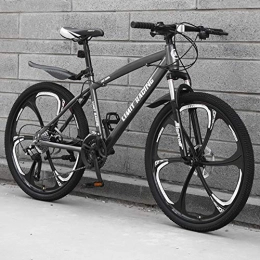 ZYZYZY Bici Mountain Bike Alto-acciaio Al Carbonio MTB Leggero 27 Velocità Velocità Variabile Freno A Doppio Dischi Ruota 6cutter 26 Pollici Bici Da Strada Velocità C-27 26 Pollici