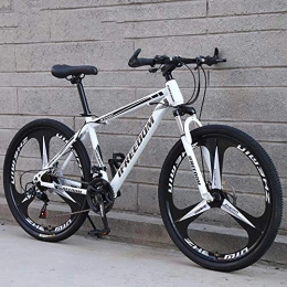 Domrx Bici Mountain Bike Assorbimento degli Urti a velocità variabile Uomini e Donne Single gifte Auto a velocità variabile di Alta qualità-White Black_24_24
