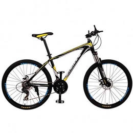 WYLZLIY-Home Bici Mountain Bike bicicletta MTB Sportiva da Montagna 26" Mountain Bike, hardtail con doppio disco freno e sospensione anteriore, telaio in acciaio al carbonio, 21 Velocità, 27 Velocità, 30 Velocità