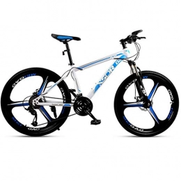 WYLZLIY-Home Bici Mountain Bike bicicletta MTB Sportiva da Montagna 26inch Mountain bike, acciaio al carbonio Telaio Biciclette Hard-coda, doppio freno a disco e sospensione anteriore, 21 velocità, 24 velocità, 27-velo