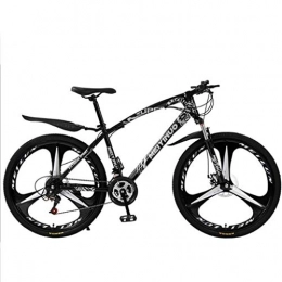 WYLZLIY-Home Mountain Bike Mountain Bike bicicletta MTB Sportiva da Montagna Mountain Bike, 26" Biciclette da montagna, 21 / 24 / 27 velocità telaio in acciaio al carbonio con doppio freno a disco anteriore e sospensioni