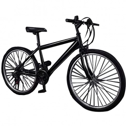 Mountain Bike Bici Mountain Bike Bicicletta per Studenti di Fondo a velocità variabile Nera Speciale a 21 velocità con Assorbimento degli Urti all'aperto 135, 0 cm * 19, 0 cm * 72, 0 cm