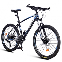 Mountain bike, biciclette Micro-Turn 27-velocità in lega di alluminio della bici di montagna maschio e femmina Raffreddare AG8.6 freno a disco Ruota Ruota a razze 26 pollici nero e blu,26 inches
