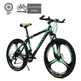Aquila Bici Mountain Bike Cambio Biciclette, Double Disc Lega di Alluminio Freni Dirt Bike Mountain Bike, 26 Pollici 21 / 24 / 27 / 30 velocità for Esterni Studente di Scuola AQUILA1125 ( Color : F , Size : 21 Speed )