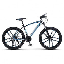 FBDGNG Bici Mountain Bike da 26 pollici per adulti in acciaio al carbonio con sospensione completa per mountain bike e mountain bike per adulti a doppio disco, per donne (dimensioni: 24 velocità, colore: blu)