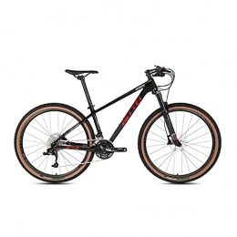 DSENIW Mountain Bike Mountain Bike da 27, 5 / 29 Pollici per Adulti E Giovani, Mountain Bike Leggere A 30 velocità, Freno Idraulico, Dimensioni del Telaio da Uomo, Colori Multipli, Black Red, 27.5 * 15 inch
